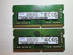 SAMSUNG 16GB (8GBx2) DDR4 1Rx8 PC4-3200AA SO-DIMM Memory RAM - Picture 1 of 4