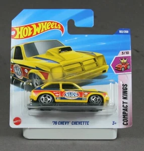 Hot Wheels Compact Kings 2025  1976 Chevy Chevette gelb HYX43 1/64 - Imagen 1 de 1