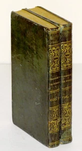 1834 Antique ROMANCE OF THE FOREST 2-vol FINE LEATHER Book Set by ANN RADCLIFFE - Picture 1 of 8