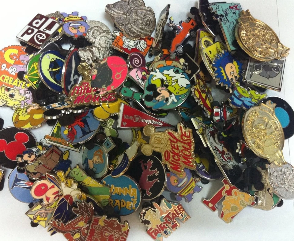 Disney Pins lot 50 Free Shipping US Seller 100% Tradable Hidden Mickeys included - Image 1 of 1