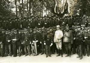 Paris Tuileries French Serbian Festival WWI Old Photo Identite Judiciaire 1916 - Picture 1 of 3