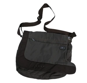TUMI T-Tech Green Ballistic Nylon Messenger Crossbody Travel Bag 5114MSS - Picture 1 of 9