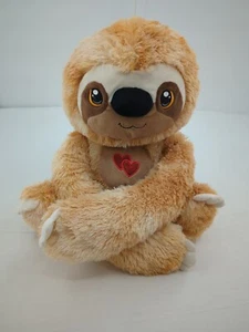 Faultier Plüsch Lovey lange Arme MTY International 14 Zoll genähte Augen rotes Herz - Bild 1 von 19