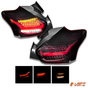 Smoked Red Full LED Tail lights & Sequential Indicator for Ford Focus LZ 15-18 - Picture 1 of 12