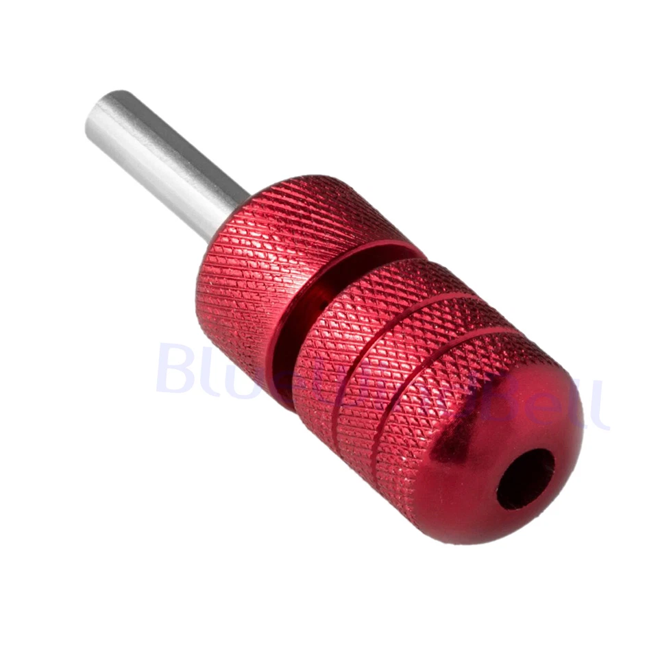 2 piezas tubos de empuñaduras de máquina de tatuaje de aleación de aluminio 1" 25 mm incluyen tornillos de fijación Foto 1 de 1