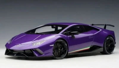  1/12 Lamborghini Huracan Performante Pearl Purple Model Car by AUTOart 12078 - Image 1 of 4