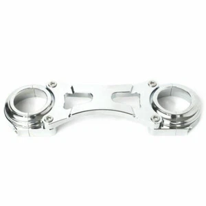 Chrome 49mm Fork Brace for Harley Dyna Street Bob EFI FXDBI Low Rider FXDL FXDC - Picture 1 of 6