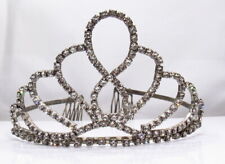 Vintage Clear Rhinestone Tiara Crown