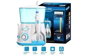 IDROPULSORE DENTALE PROFESSIONALE WATERPULSE PULIZIA DENTI SBIANCA DENTI OFFERTA - Foto 1 di 2