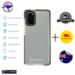 For Samsung 10 S20 + S10 Note 20 Plus Ultra 2 in 1 Shockproof Clear Case Cover - Picture 1 of 12
