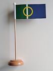 Calne Wiltshire Wooden Table Flag   Last Few