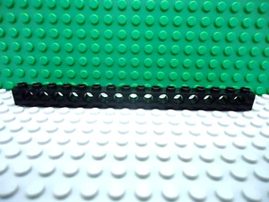 Lego 1 Black technic 1x16 beam brick with 15 holes NEW - Picture 1 of 1