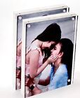 Clear Acrylic Photo Frame 8x10 Gift Box Package, 20% Thicker Double Sided Mag...