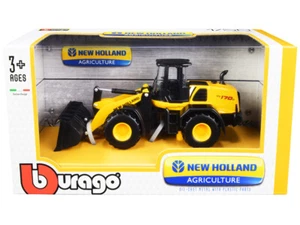 New Holland W170D Wheel Loader Yellow 1/50 Diecast Model CARZ Bburago - Picture 1 of 1