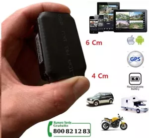 MINI LOCALIZZATORE SATELLITARE GPS TRACKER GSM AUTO professionale Modello D - Foto 1 di 4