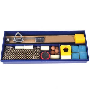 Pool-Queue-Reparaturset inklusive Queue-Klemme, Pool-Queue-Spitzen, Billard-Queu - Bild 1 von 8