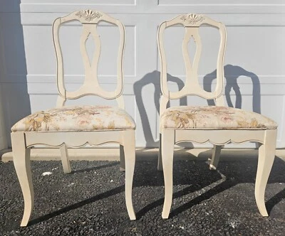 2 Ethan Allen French Country  Dining Room Side Chairs A - Image 1 of 4