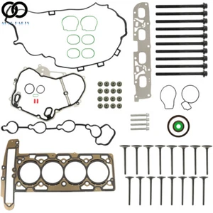 2.4L For 2010-2013 Chevrolet Equinox Buick GMC Head Gasket Bolts Exhaust Valves - Picture 1 of 12