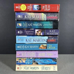 KAT MARTIN 9 Paperback Book Lot Paranormal Summit Dream Secret - Picture 1 of 10