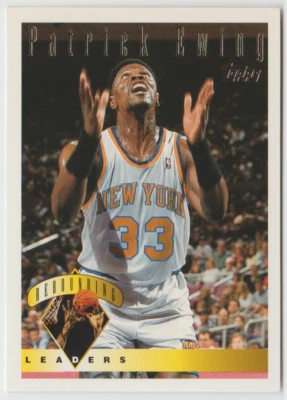 Baloncesto Topps 1995-96 #14 Patrick Ewing LL - Knicks Foto 1 de 2
