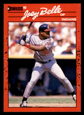 1990 Donruss Joey Belle    #390 Cleveland Indians