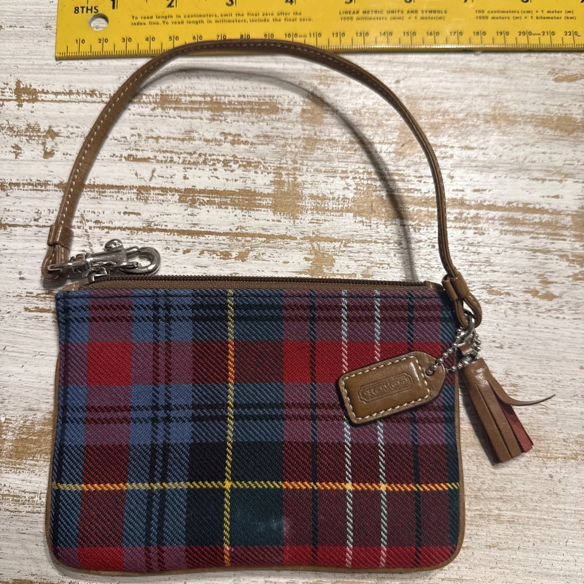 Coach Plaid Wool Exterior Bags & Handbags for Women for sale | eBay