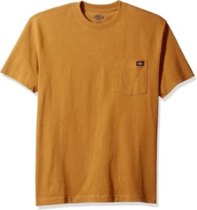 Dickies Men's Heavyweight Crew Neck Short Sleeve Tee Medium, Brown Duck - Picture 1 of 4