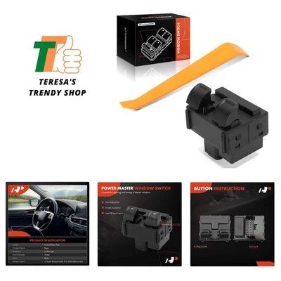 Interruptor de ventana eléctrica compatible con Jeep Wrangler 2011-2012, Wrangler JK 2018... Foto 1 de 4