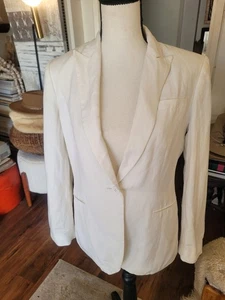 Calvin Klein White Nautical Blazer - Picture 1 of 4
