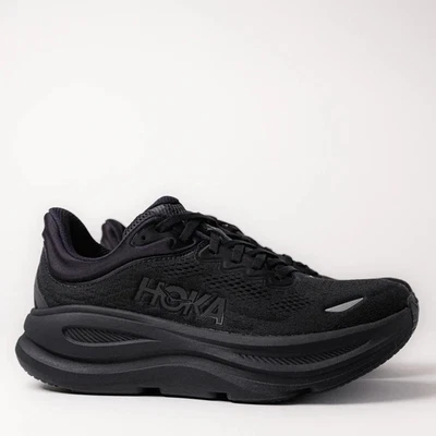 Hoka Men's One One Bondi 9 Triple Black 1162011-BBLC Running Shoes - Image 1 of 4