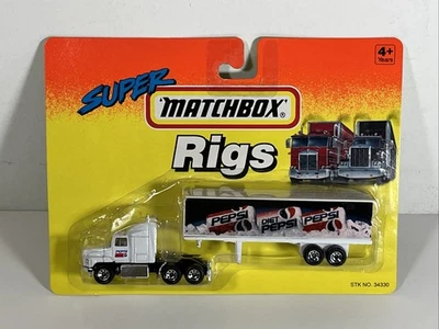 Matchbox Ford Super Rigs Pepsi Semi Tractor Trailer Truck 1:97 On Sealed Card - Image 1 of 4