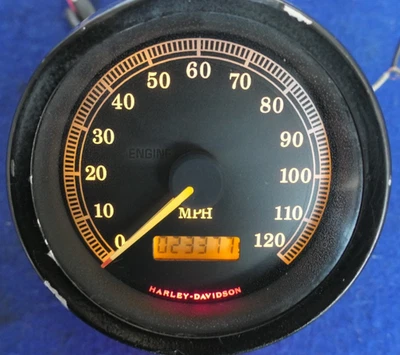 Genuine Harley Touring Dyna XL Sportster 4" Speedometer Speedo 99-03 23k Miles - Image 1 of 4