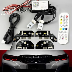 RGB LED DRL Boards For 2020-2022 BMW G20 APP White Headlight Remote Control - Picture 1 of 7