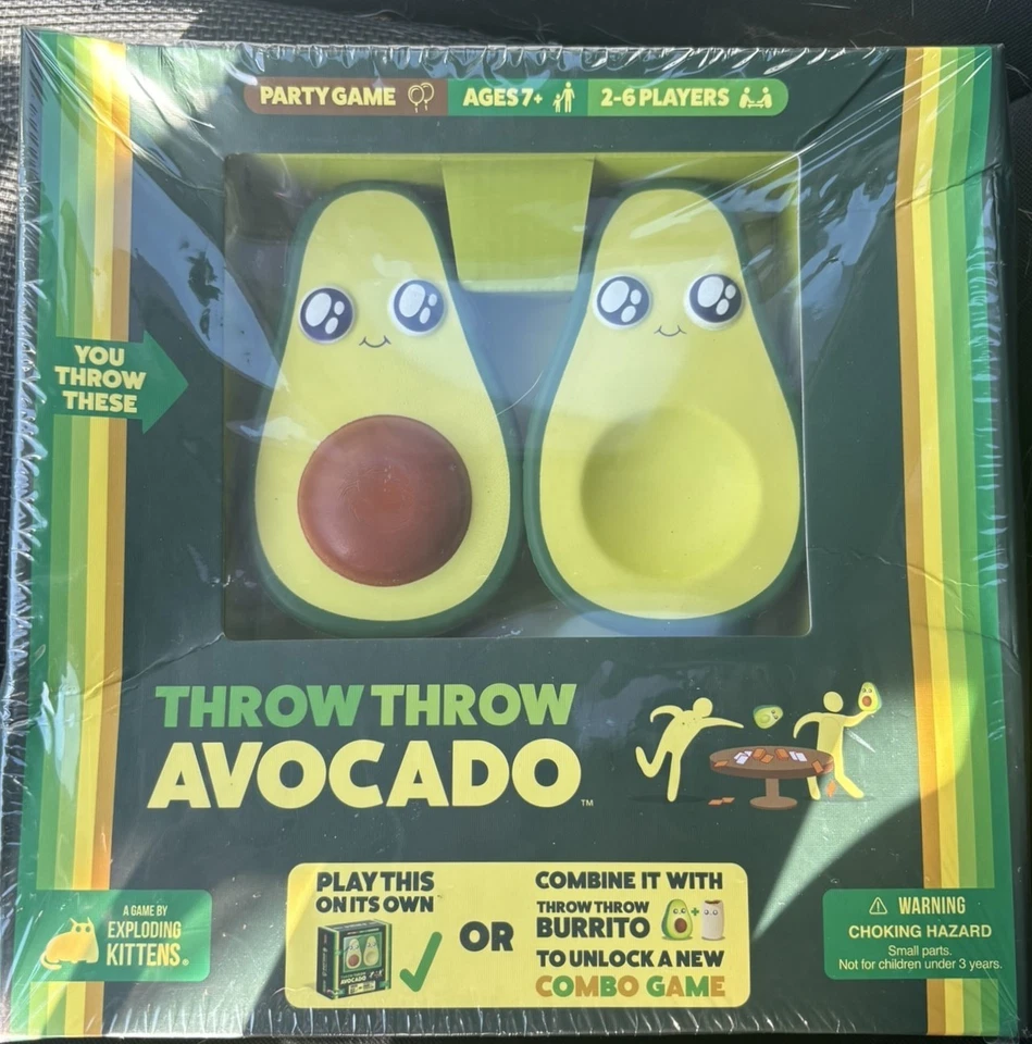 Throw Throw Avocado Card Game by Exploding Kittens – New Sealed – Fast Ship - Image 1 of 1