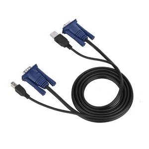 1.5M USB 2.0 KVM Switch Cable Multi Functional Cable Convenient For PC Comput CB - Afbeelding 1 van 7