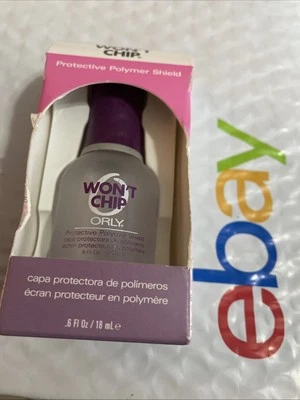 Верхнее покрытие ORLY Won't Chip ЗАЩИТНЫЙ ПОЛИМЕРНЫЙ ЩИТ 0,6 унции 654514 полноразмерное - Изображение 1 из 3