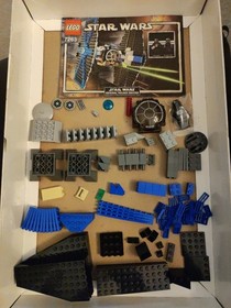 LEGO Star Wars: Tie Fighter (7263) Complete Build with Pilot minifig and manual