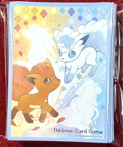 Vulpix &amp; Alolan Vulpix Seasons Pokemon Center Japan 2017 Sleeves 64 Pack - Bild 1 von 1