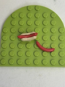 Lego - Minifigure Utensil - Hot Dog. Extra Hot Dog Included - Picture 1 of 3