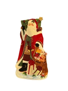 Fitz and Floyd Holiday Tidings Elongated Tray NEW in box 5.5”x13”. a190 - Picture 1 of 10