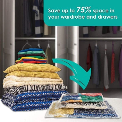 Extra Large Vacuum Storage Bag - Set of 2 SIZE 70CM X 100CM - Image 1 of 3