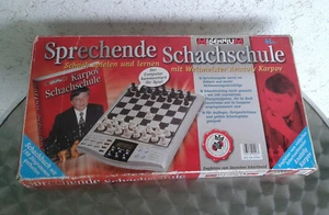 Millennium Sprechende Schachschule Anatoly Karpov Schachspiel Brettspiel - Bild 1 von 24