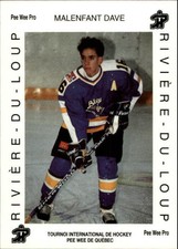 1992 Quebec Pee-Wee Tournament #108 Dave Malenfant