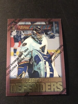 1995-96 Topps Finest Grant Fuhr #113 HOF - Image 1 of 2