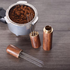 Espresso Coffee Stirrer Wood Handle Barista Distribution Tool Home Ergonomic