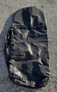 EDDIE BAUER BLACK SOFT CANVAS  GOLF AIRPLANE TRAVEL CARRY BAG - Picture 1 of 10
