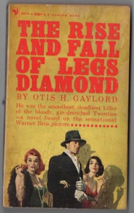 vtg pulp book novel 1960 The Rise and Fall of Legs Diamond by Otis H. Gaylord - Picture 1 of 1