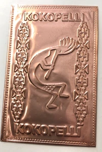 Kopper Kard Postcard-Copper Card-KOKOPELLI - Unused-Great Condition - Picture 1 of 2
