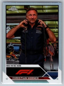 2023 Topps Chrome Formula 1 Christian Horner Refractor #93 Red Bull Racing - Picture 1 of 2