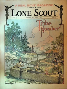 Lone Scout Magazine April 8 1916 Scouting Colonel George Dodd Hawaii - Picture 1 of 3
